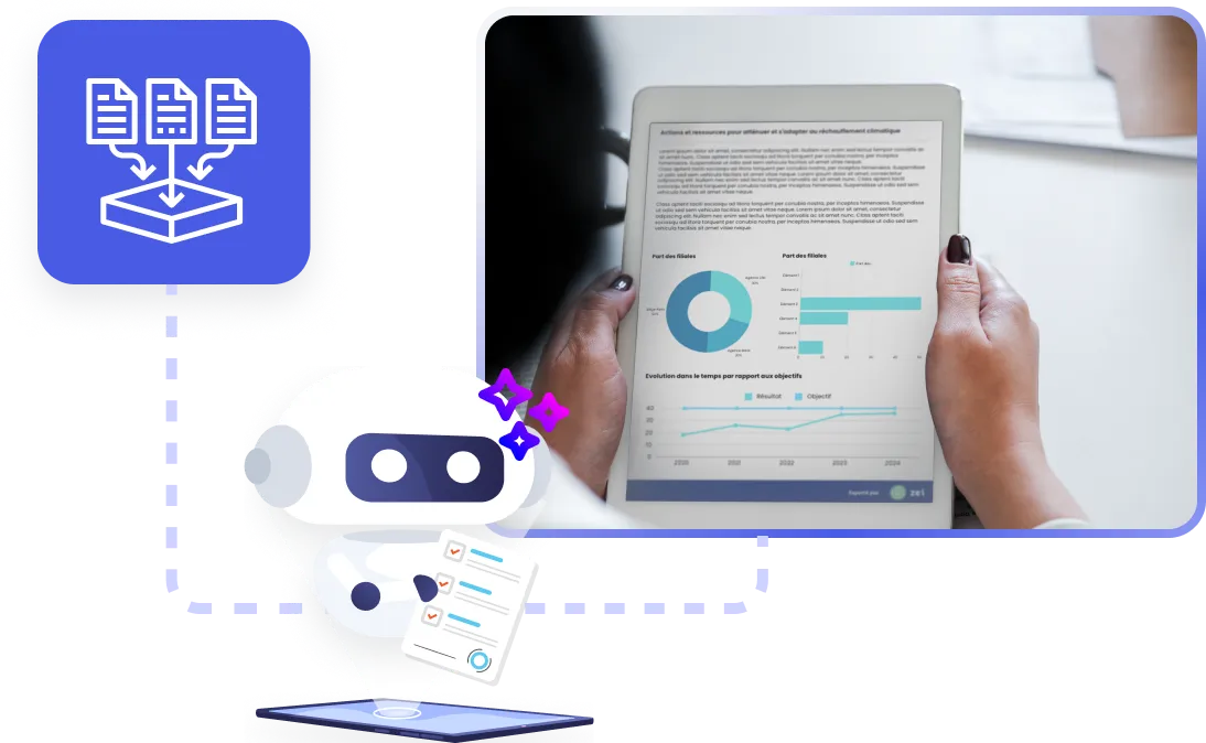 Intelligence Artificielle génère rapport
